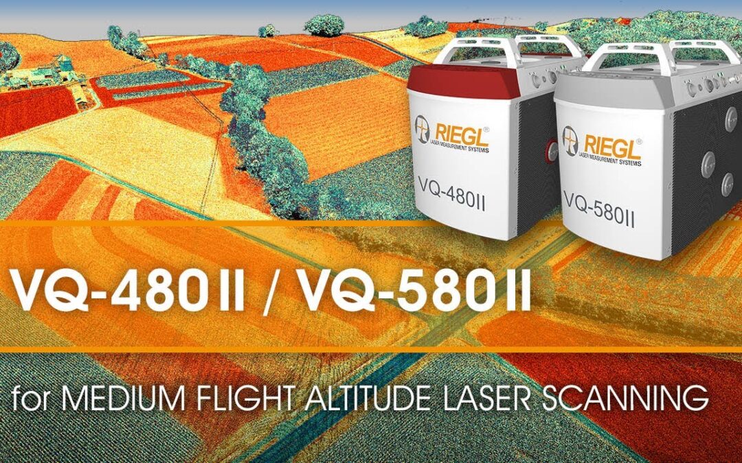 Innovations de la gamme de scanners laser aéroportés RIEGL